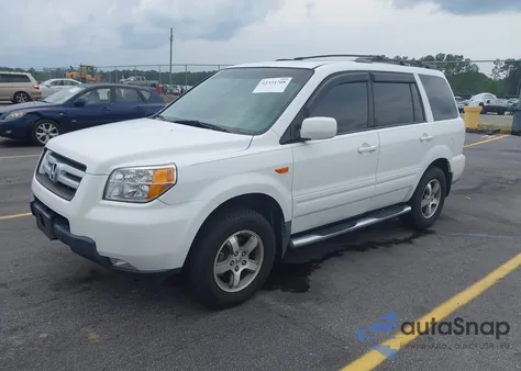 2006 Honda Pilot Ex-L from USA, damaged, VIN 2HKYF18716H554667